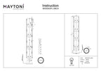 Lampa podłogowa Maytoni Puntes IP20 8xE14 MOD043FL-08CH | Chrom