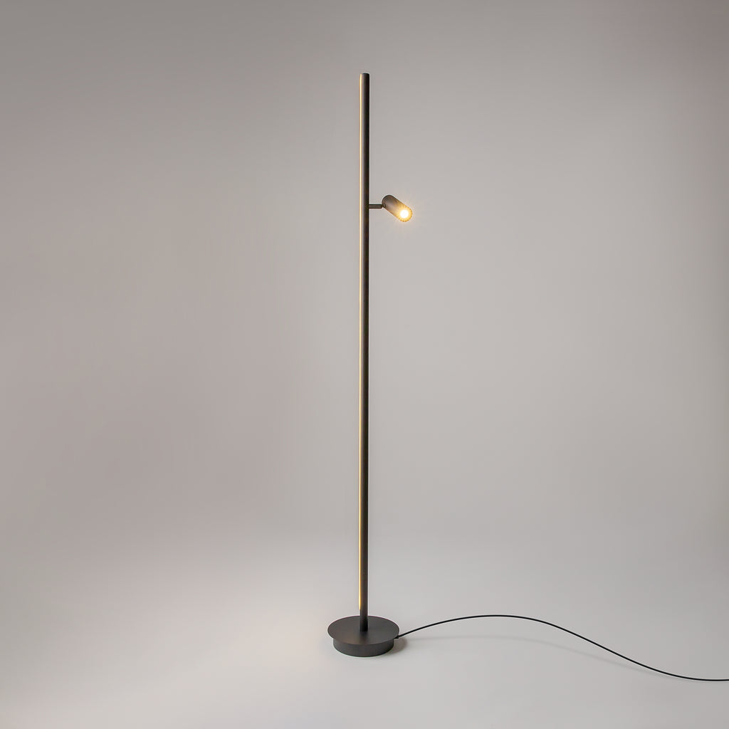 Lampa podłogowa Maytoni Thin IP20 x MOD395FL-L28B3K | Czarny