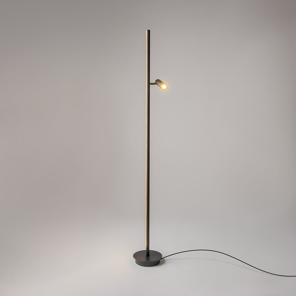 Lampa podłogowa Maytoni Thin IP20 x MOD395FL-L28B3K | Czarny
