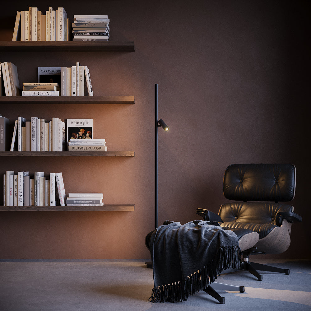 Lampa podłogowa Maytoni Thin IP20 x MOD395FL-L28B3K | Czarny