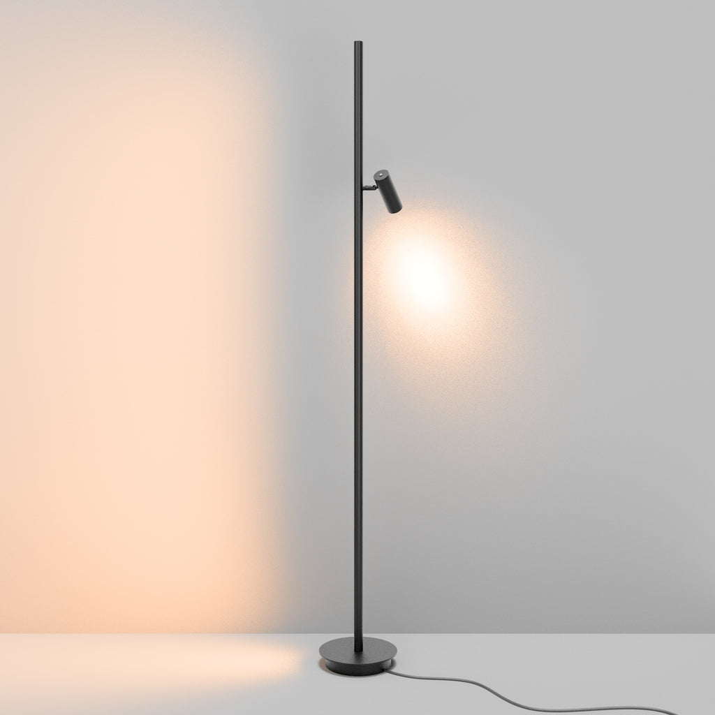 Lampa podłogowa Maytoni Thin IP20 x MOD395FL-L28B3K | Czarny