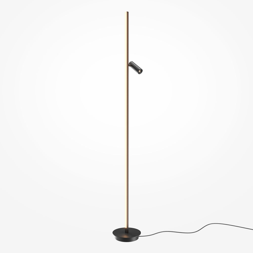 Lampa podłogowa Maytoni Thin IP20 x MOD395FL-L28B3K | Czarny