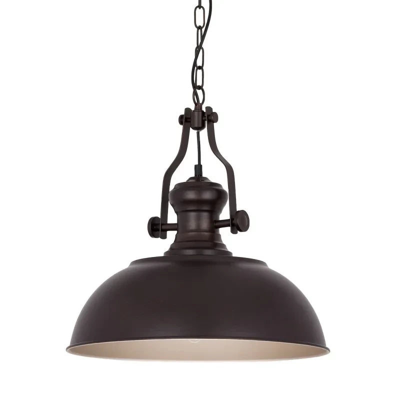 Lampa retro Rosalia MDM-2646/1 BR+GD | Brązowa
