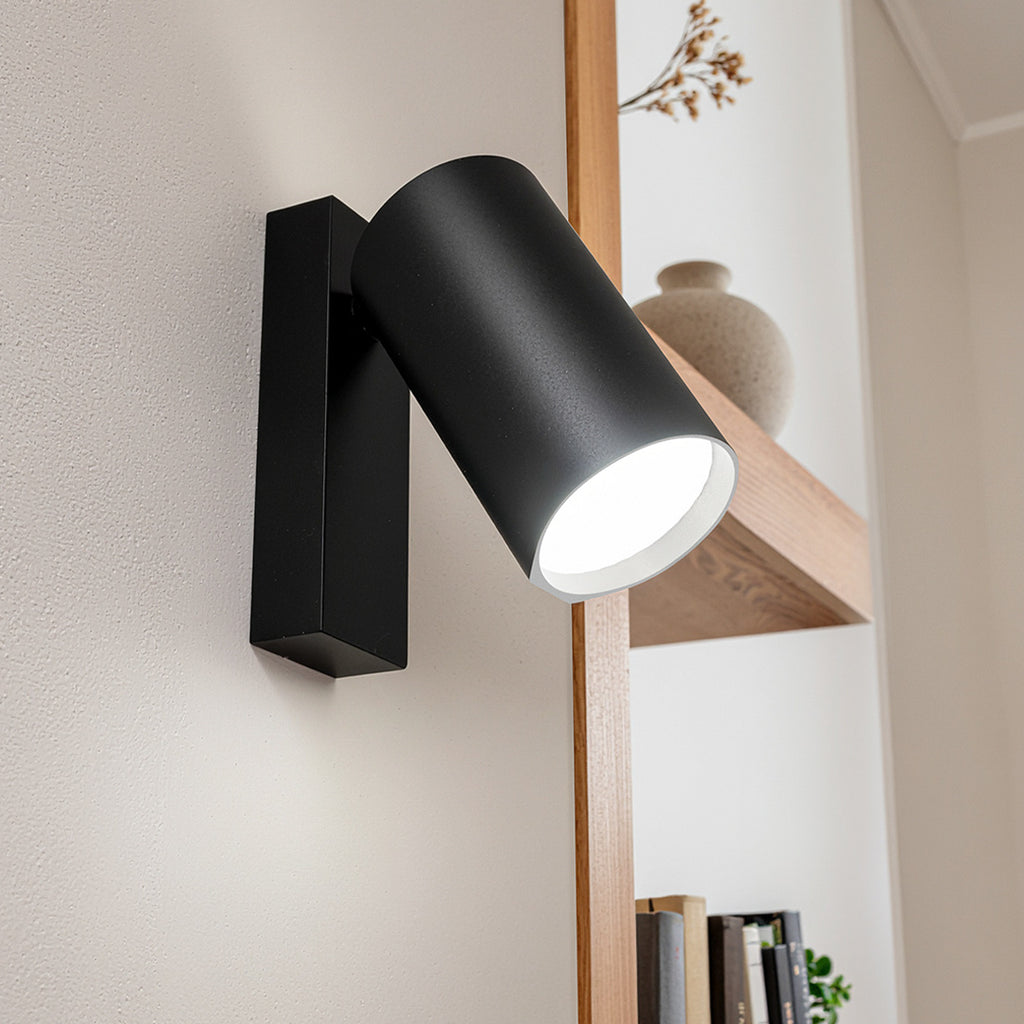 Lampa ścienna BORA S1003 1 xGU10 czarny | DML1630