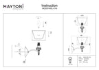 Lampa ścienna Maytoni Alicante IP20 1xE14 MOD014WL-01N | Nikiel