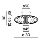 Lampa ścienna Maytoni Amulet IP20 x MOD555WL-L3G3K | Złoto