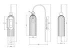 Lampa ścienna Maytoni Antic IP20 1xE14 MOD302WL-01CG | Złoto