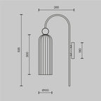 Lampa ścienna Maytoni Antic IP20 1xE14 MOD302WL-01CG | Złoto