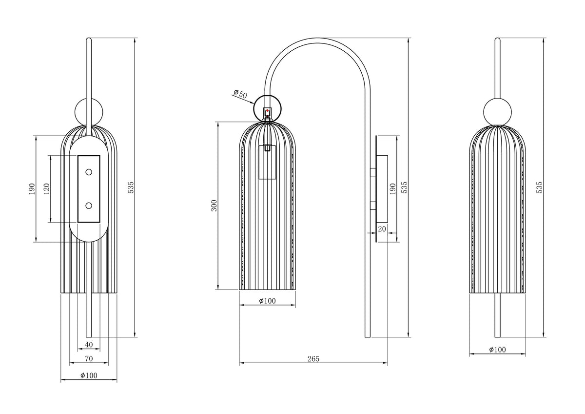Lampa ścienna Maytoni Antic IP20 1xE14 MOD302WL-01GR | Złoto