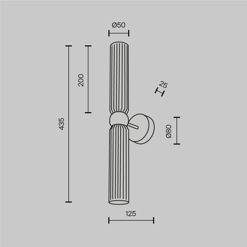 Lampa ścienna Maytoni Antic IP20 2xG9 MOD302WL-02W1 | Złoto
