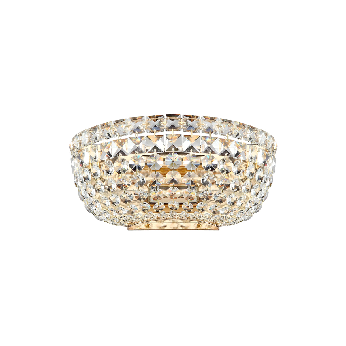 Lampa ścienna Maytoni Basfor IP20 2xE14 DIA100-WL-02-G | Złoto