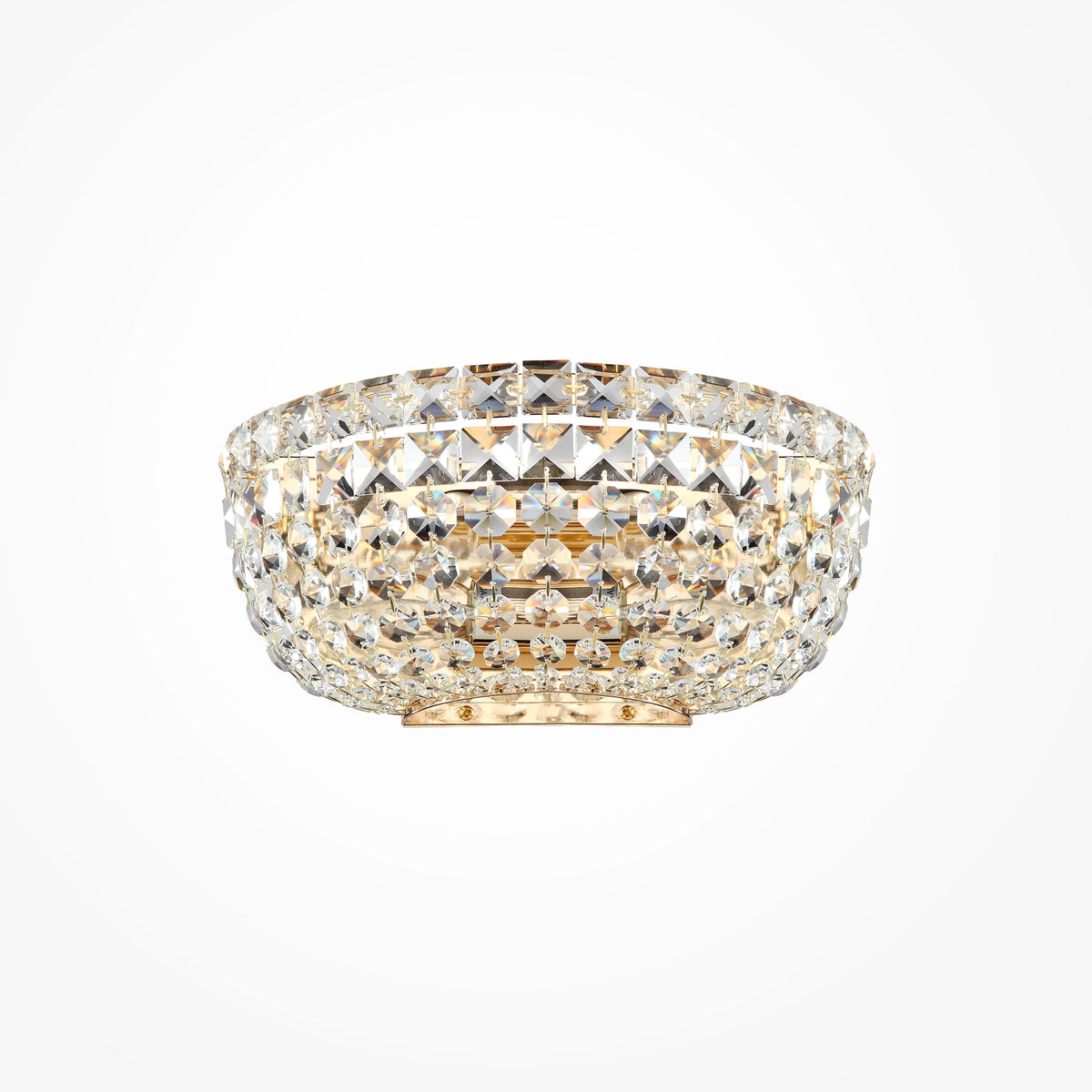 Lampa ścienna Maytoni Basfor IP20 2xE14 DIA100-WL-02-G | Złoto