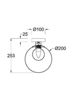 Lampa ścienna Maytoni Basic form IP20 1xG9 MOD521WL-01G3 | Złoto