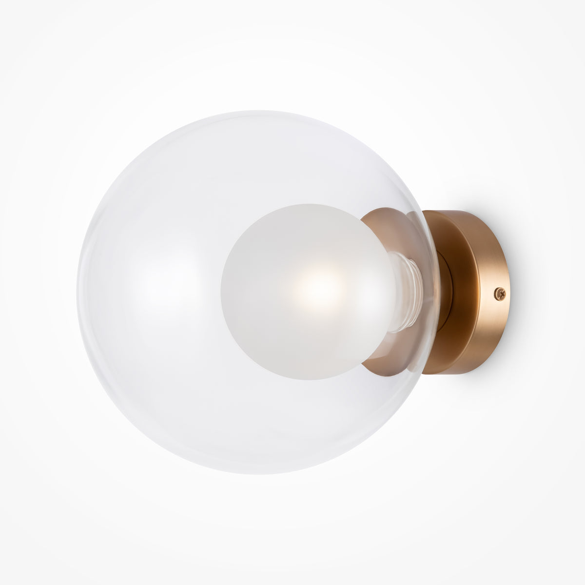 Lampa ścienna Maytoni Basic form IP20 1xG9 MOD521WL-01G3 | Złoto