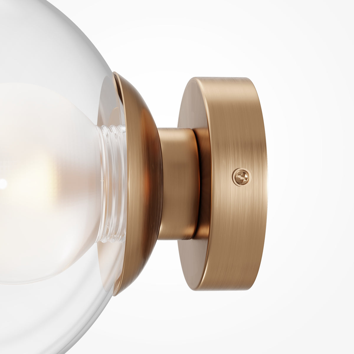 Lampa ścienna Maytoni Basic form IP20 1xG9 MOD521WL-01G3 | Złoto