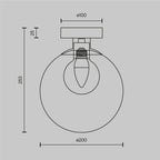 Lampa ścienna Maytoni Basic form IP20 1xG9 MOD521WL-01G3 | Złoto