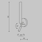 Lampa ścienna Maytoni Combo IP20 x MOD214WL-L8W3K1 | Biały