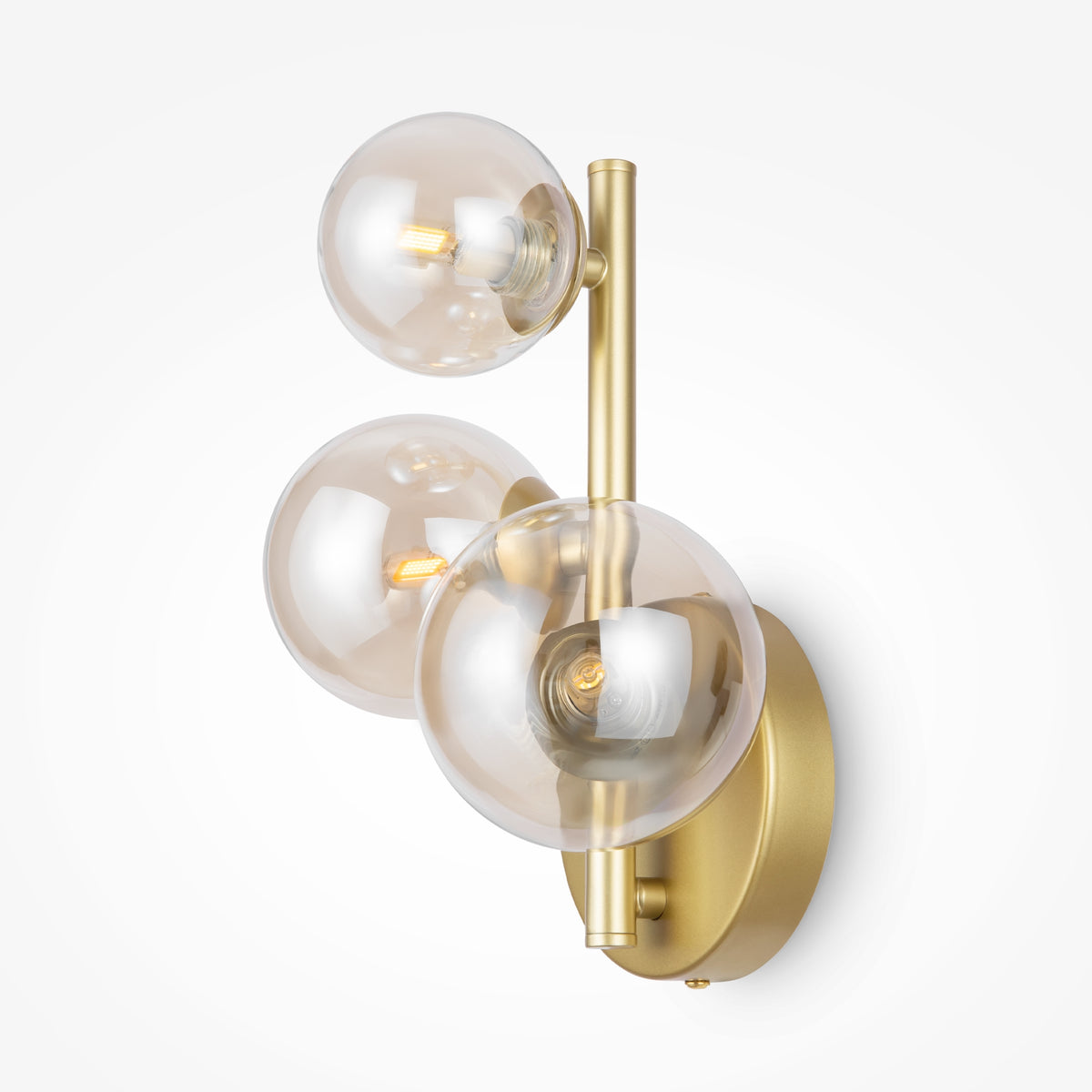 Lampa ścienna Maytoni Dallas IP20 3xG9 MOD545WL-03G | Złoto