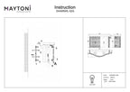 Lampa ścienna Maytoni Dune IP20 2xE14 DIA005WL-02G | Złoto