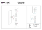 Lampa ścienna Maytoni Dynamics IP20 2xGU10 MOD326WL-02W | Biały