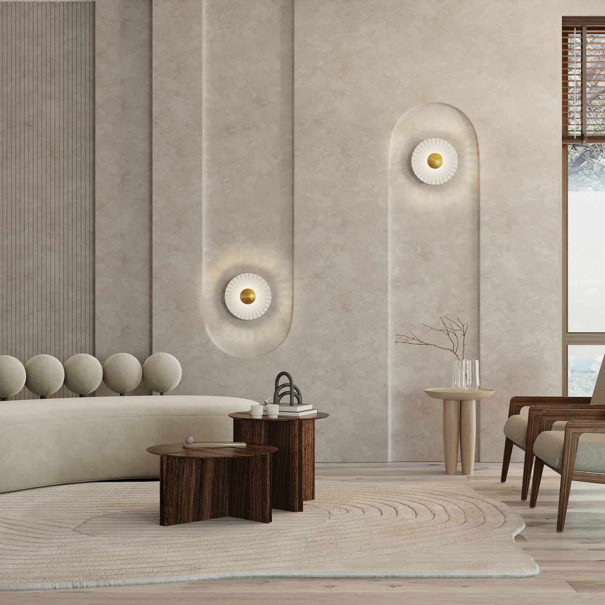 Lampa ścienna Maytoni Fiore IP20 x MOD233WL-L11BS3K | Mosiądz