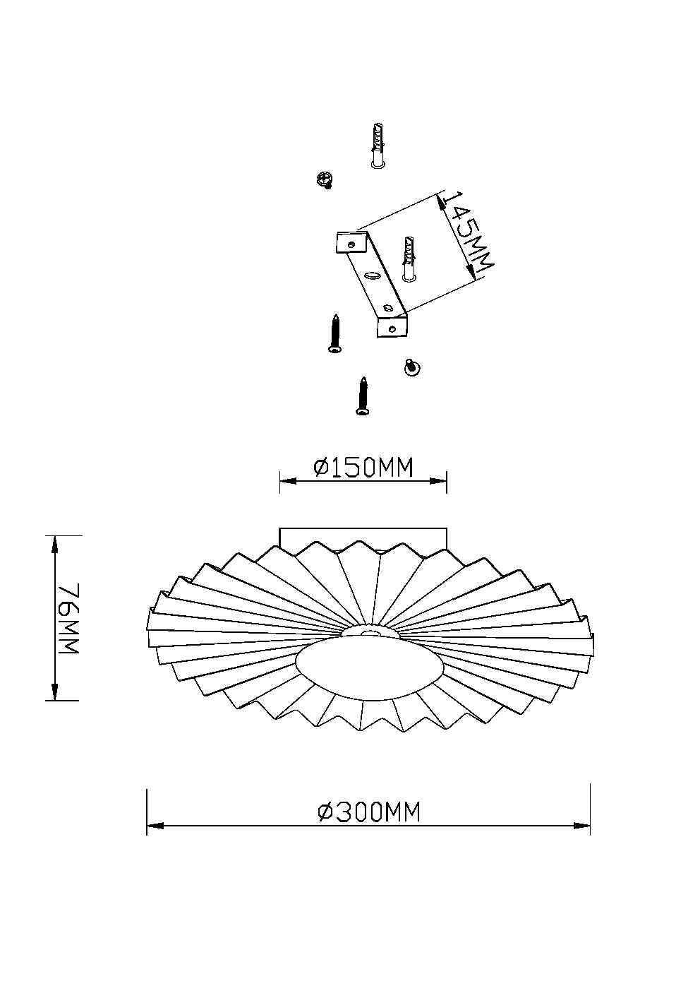 Lampa ścienna Maytoni Fiore IP20 x MOD233WL-L11BS3K | Mosiądz