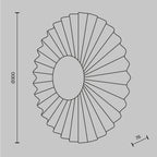 Lampa ścienna Maytoni Fiore IP20 x MOD233WL-L11BS3K | Mosiądz