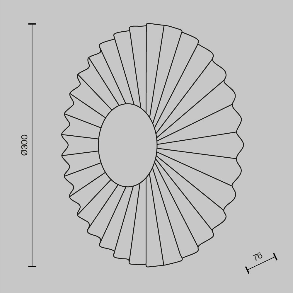 Lampa ścienna Maytoni Fiore IP20 x MOD233WL-L11BS3K | Mosiądz