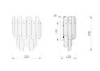 Lampa ścienna Maytoni Flare IP20 2xE14 DIA200WL-02G | Złoto