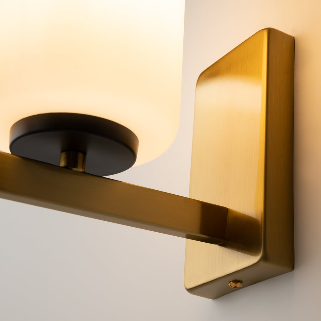 Lampa ścienna Maytoni Fortano IP20 1xE27 MOD089WL-01BS | Czarny i mosiądz