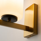 Lampa ścienna Maytoni Fortano IP20 1xE27 MOD089WL-01BS | Czarny i mosiądz