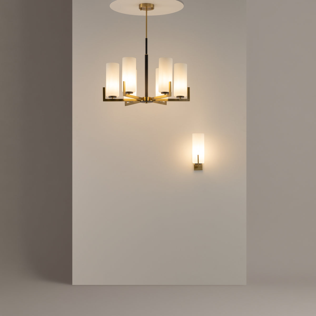 Lampa ścienna Maytoni Fortano IP20 1xE27 MOD089WL-01BS | Czarny i mosiądz