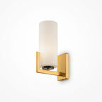 Lampa ścienna Maytoni Fortano IP20 1xE27 MOD089WL-01BS | Czarny i mosiądz