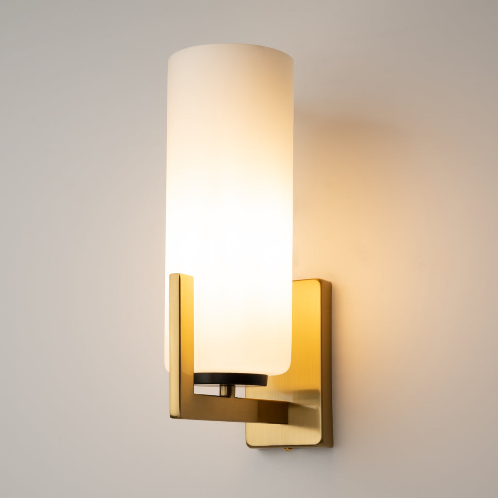 Lampa ścienna Maytoni Fortano IP20 1xE27 MOD089WL-01BS | Czarny i mosiądz