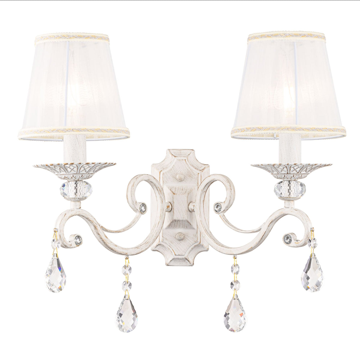 Lampa ścienna Maytoni Grace IP20 2xE14 ARM247-02-G | Biały