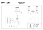 Lampa ścienna Maytoni Grace IP20 2xE14 ARM247-02-G | Biały