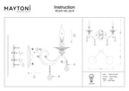 Lampa ścienna Maytoni Grace IP20 2xE14 RC247-WL-02-R | Brązowy