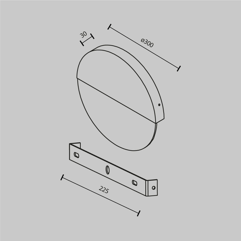 Lampa ścienna Maytoni Jupiter IP20 x MOD320WL-L6BS3K1 | Mosiądz