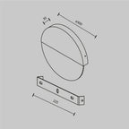 Lampa ścienna Maytoni Jupiter IP20 x MOD320WL-L6BS3K1 | Mosiądz