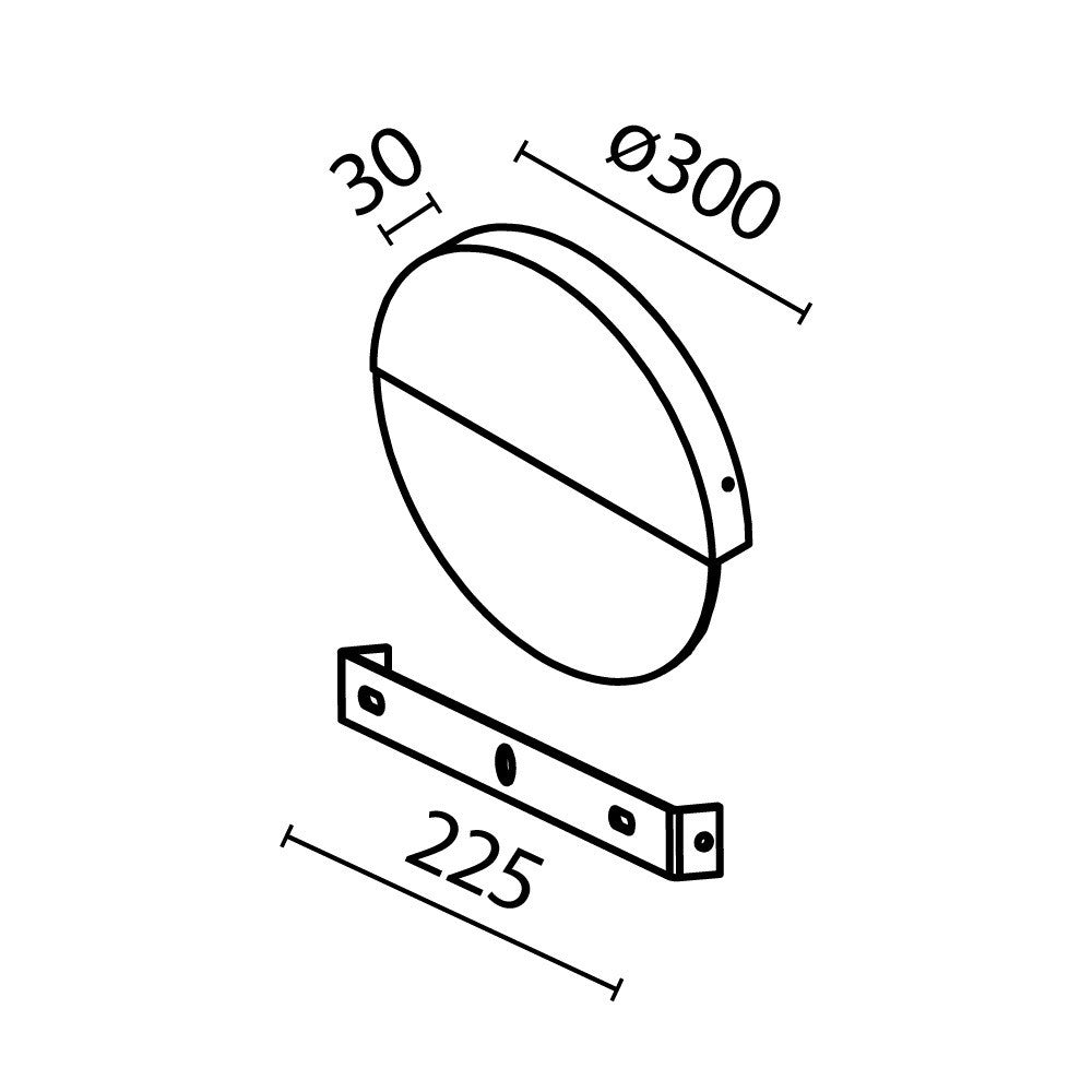 Lampa ścienna Maytoni Jupiter IP20 x MOD320WL-L6BS3K1 | Mosiądz