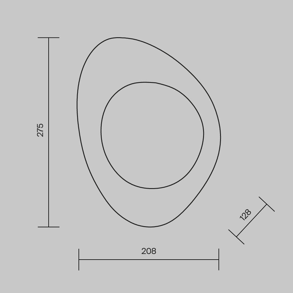 Lampa ścienna Maytoni Mabell IP20 1xE14 MOD306WL-01CH | Czarny