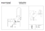 Lampa ścienna Maytoni Mare IP20 1xG9 MOD305WL-01G | Złoto