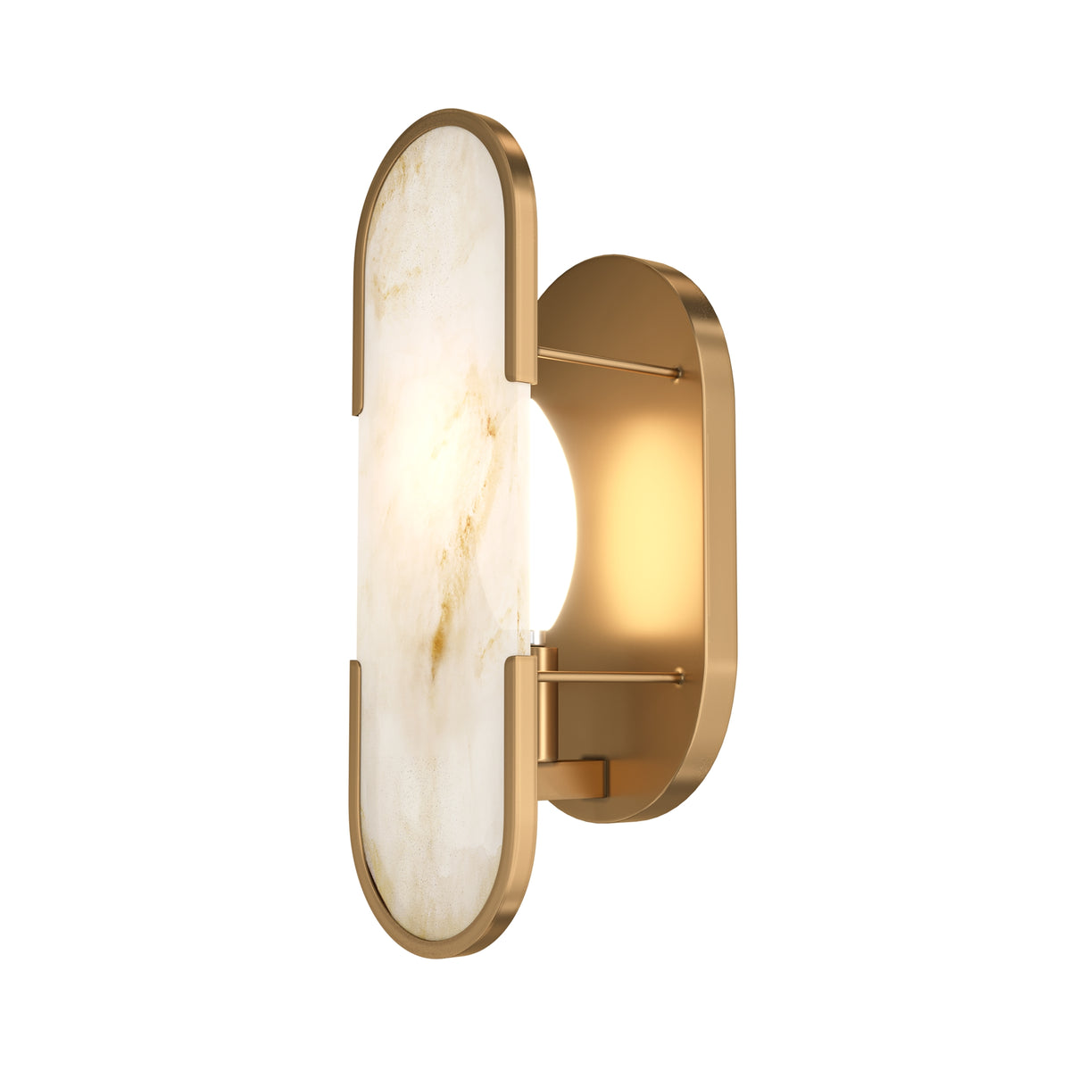 Lampa ścienna Maytoni Marmo IP20 1xE14 MOD099WL-01G3 | Mosiądz