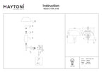 Lampa ścienna Maytoni Memory IP20 1xE14 MOD177WL-01B | Czarny