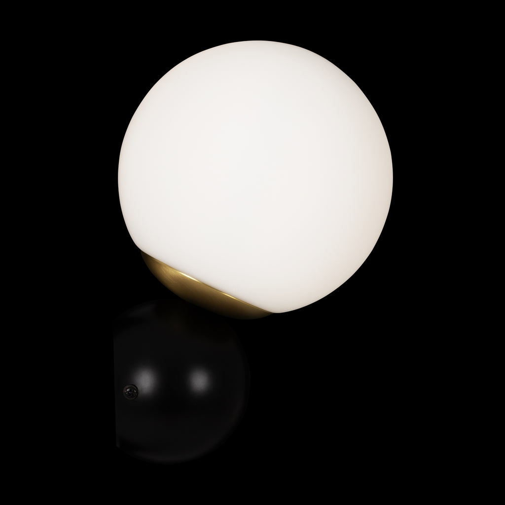 Lampa ścienna Maytoni Nostalgia IP20 1xE14 MOD048WL-01G | Czarno-złoty