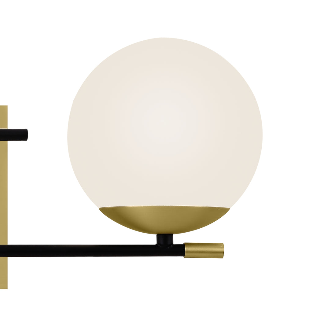 Lampa ścienna Maytoni Nostalgia IP20 2xE14 MOD048WL-02G | Czarno-złoty