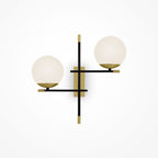 Lampa ścienna Maytoni Nostalgia IP20 2xE14 MOD050WL-02G | Czarno-złoty