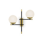 Lampa ścienna Maytoni Nostalgia IP20 2xE14 MOD050WL-02G | Czarno-złoty