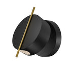Lampa ścienna Maytoni Nuance IP20 x MOD180WL-L4B3K1 | Czarny i mosiądz