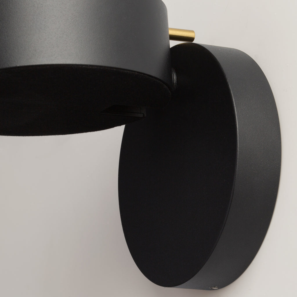 Lampa ścienna Maytoni Nuance IP20 x MOD180WL-L4B3K1 | Czarny i mosiądz